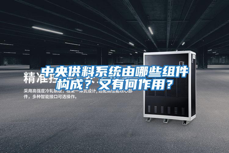 中央供料系統(tǒng)由哪些組件構成？又有何作用？