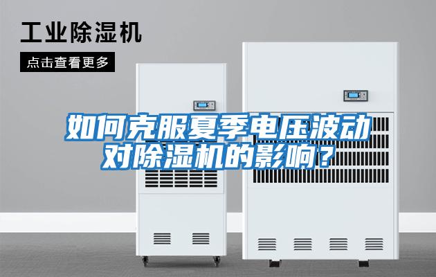 如何克服夏季電壓波動對除濕機的影響？