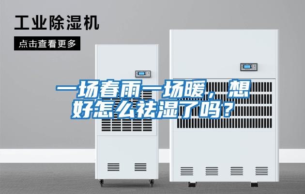 一場春雨一場暖，想好怎么祛濕了嗎？