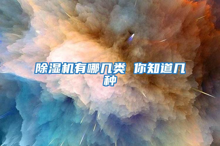 除濕機(jī)有哪幾類(lèi) 你知道幾種