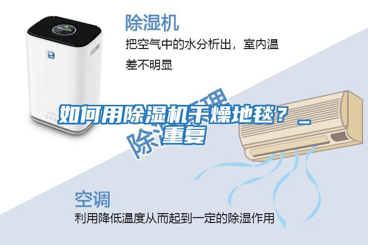 如何用除濕機干燥地毯？_重復