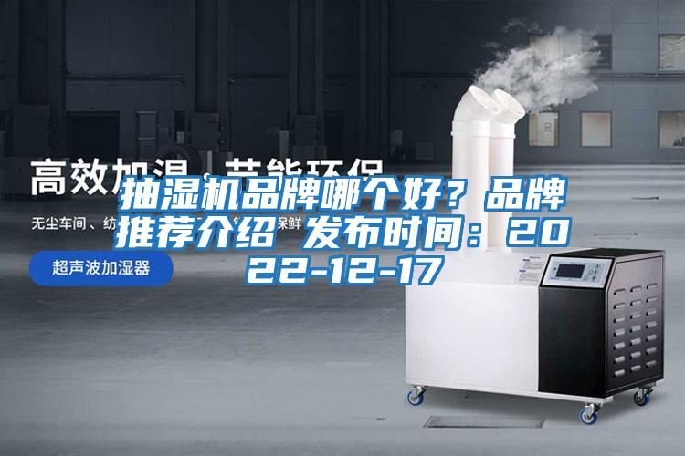 抽濕機(jī)品牌哪個好？品牌推薦介紹 發(fā)布時間：2022-12-17