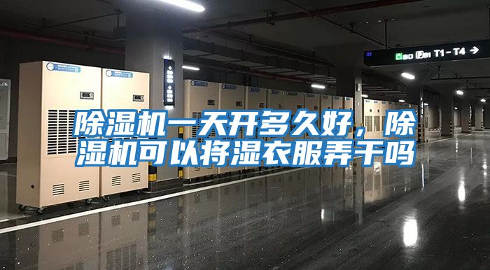 除濕機一天開多久好，除濕機可以將濕衣服弄干嗎