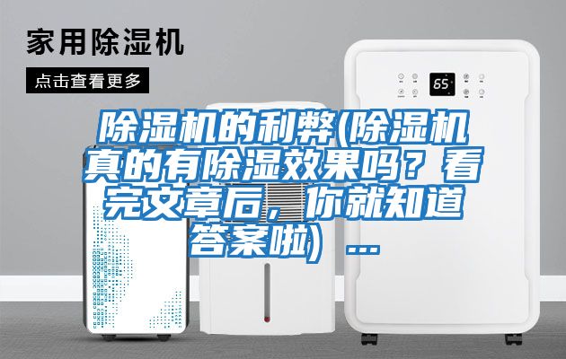 除濕機的利弊(除濕機真的有除濕效果嗎？看完文章后，你就知道答案啦) ...
