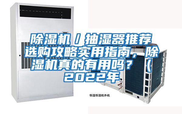 除濕機(jī)／抽濕器推薦選購(gòu)攻略實(shí)用指南，除濕機(jī)真的有用嗎？（2022年