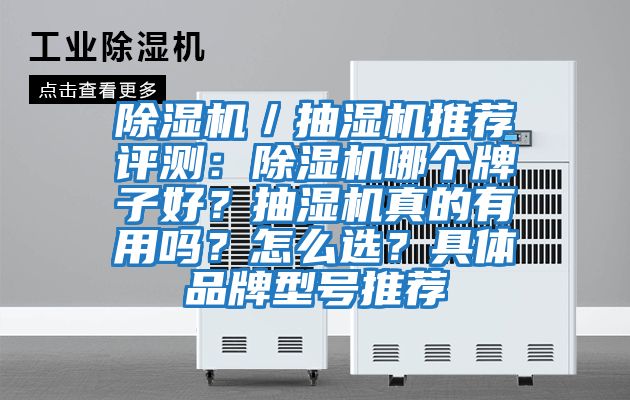 除濕機(jī)／抽濕機(jī)推薦評(píng)測(cè)：除濕機(jī)哪個(gè)牌子好？抽濕機(jī)真的有用嗎？怎么選？具體品牌型號(hào)推薦