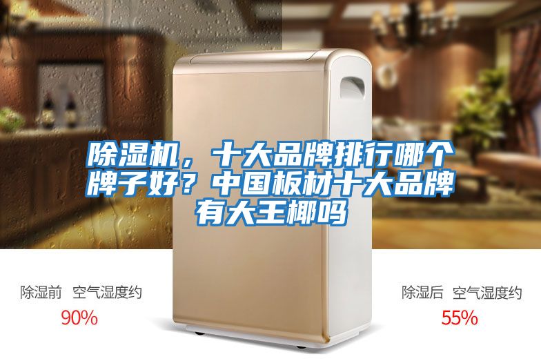 除濕機，十大品牌排行哪個牌子好？中國板材十大品牌有大王椰嗎